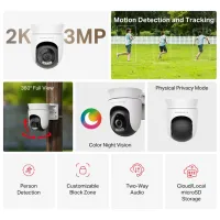 Cameră de supraveghere Mercusys MC510 Fără fir/ White photo 2