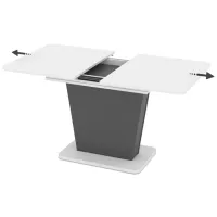 Masă de bucătărie extensibilă Magnus Lali PAL/ White photo 3