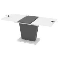 Masă de bucătărie extensibilă Magnus Lali PAL/ White photo 5