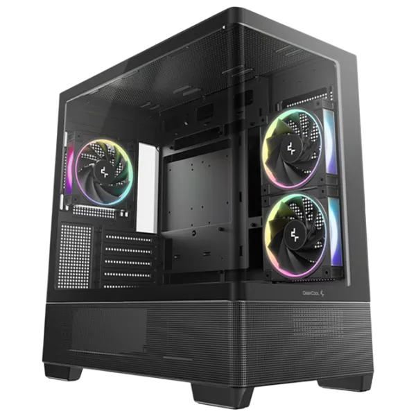 Carcasă Deepcool CG380U 3F Mini Tower / Black photo 1