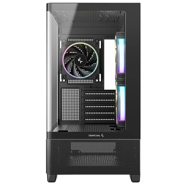 Carcasă Deepcool CG380U 3F Mini Tower / Black photo 2