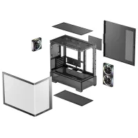 Carcasă Deepcool CG380U 3F Mini Tower / Black photo 8