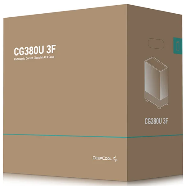 Carcasă Deepcool CG380U 3F Mini Tower / Black photo 9