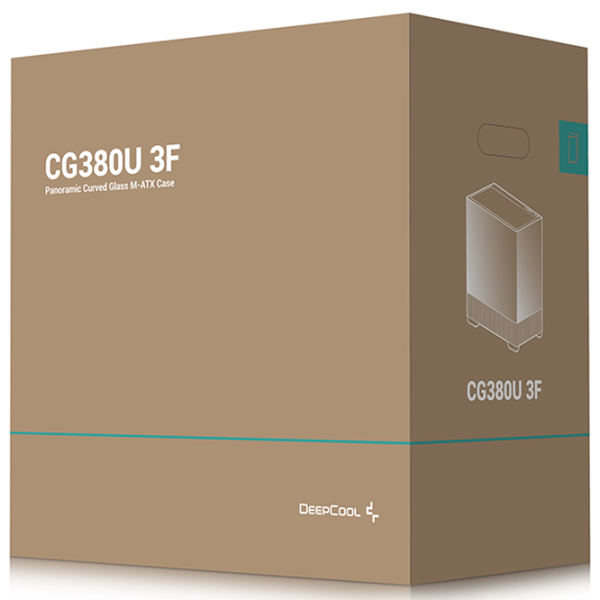 Carcasă Deepcool CG380U 3F Mini Tower / Black photo 9