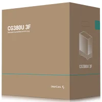 Carcasă Deepcool CG380U 3F Mini Tower / Black photo 9