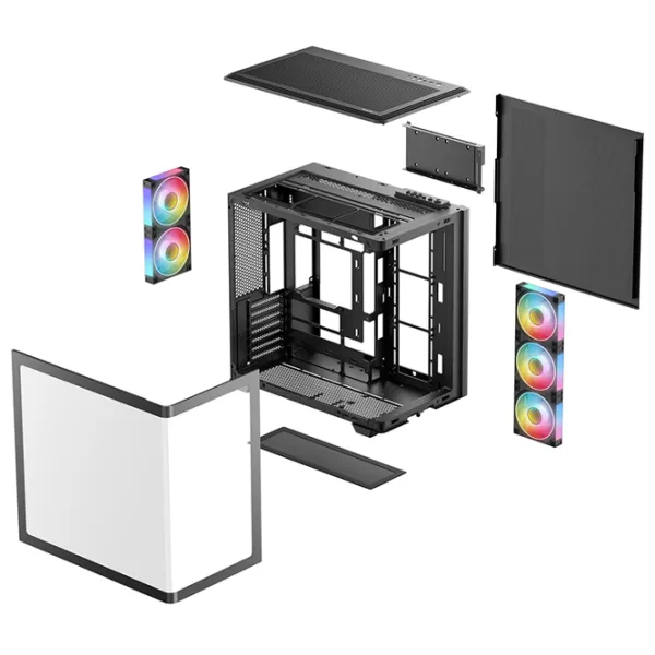 Carcasă Deepcool CG590U 5F Mid Tower / Black photo 8