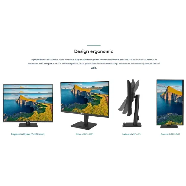 Monitor Asus VA27UCPS 27" 4K 60 Hz / 5 ms / Black photo 6