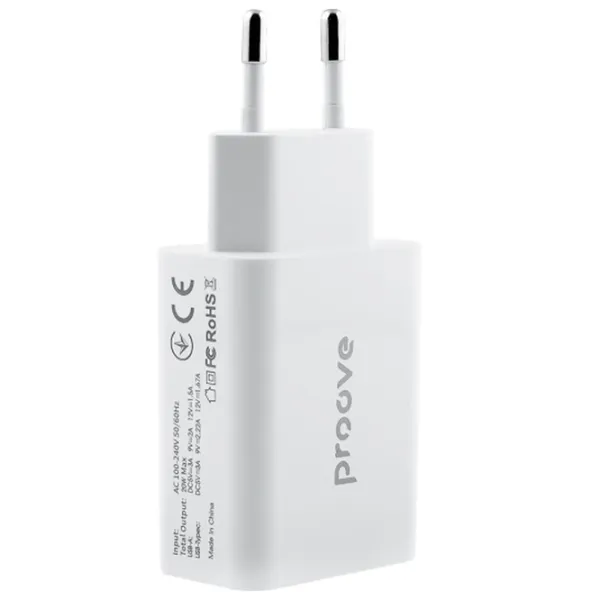 Сетевое зарядное устройство Proove Rapid 2 A / Белый photo 2