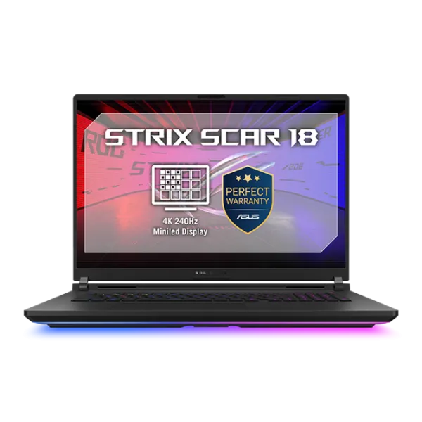 Ноутбук Игровой Asus ROG Strix SCAR 18 G835LXG Core Ultra 9 290HX Plus / 64 ГБ / 2 ТБ / GeForce RTX 5090 / Черный photo 1
