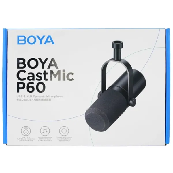 Микрофон Boya CastMic P60 Черный photo 13