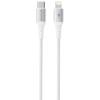 Кабель для телефона WireX Proove USB Type-C + Lightning 1 м / Белый