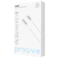 Кабель для телефона WireX Proove USB Type-C + Lightning 1 м / Белый photo 2