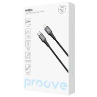 Кабель для телефона WireX Proove USB Type-C + Lightning 1 м / Черный photo 3