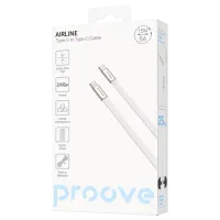 Кабель для телефона AirLine Proove USB Type-C + USB Type-C 1.5 м / Белый photo 4