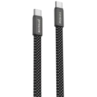 Кабель для телефона AirLine Proove USB Type-C + USB Type-C 1.5 м / Черный