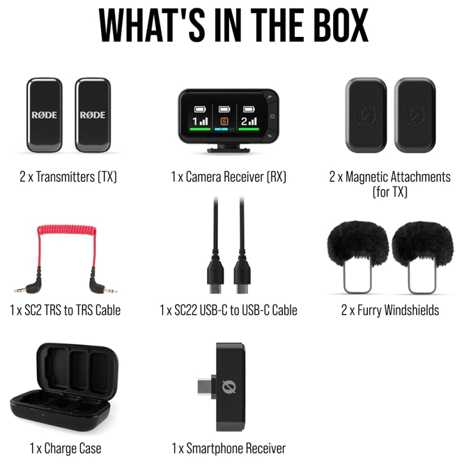 Микрофон Rode Wireless Micro Camera Kit Черный photo 15