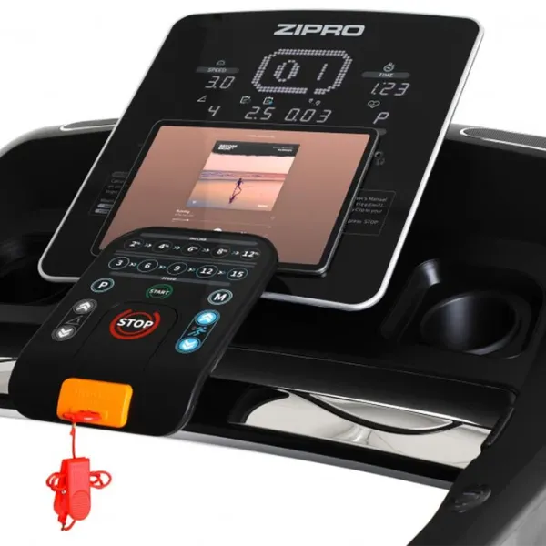 Bandă de alergat Zipro Dream 20 km/h / 150 kg / Black photo 4