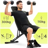 Bancă fitness Zipro Grind Antrenamente de forță / Black photo 4