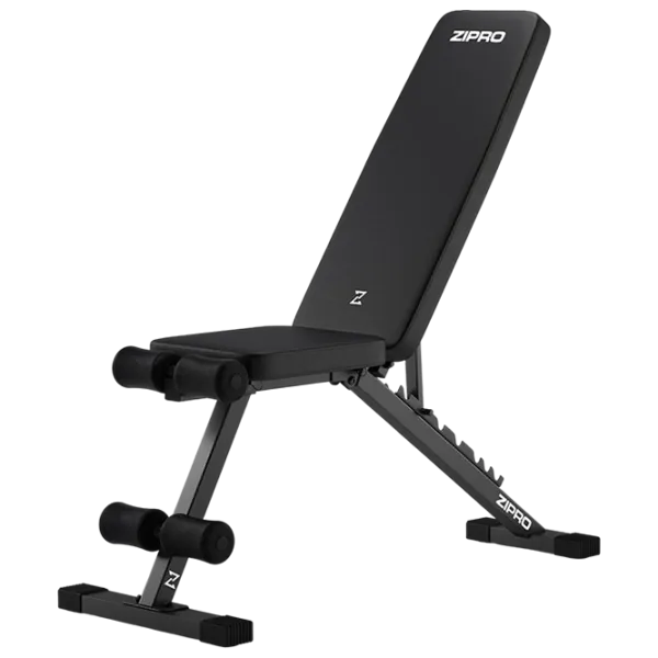 Bancă fitness Zipro Stride Antrenamente de forță / Black photo 1