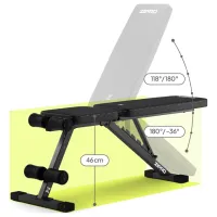 Bancă fitness Zipro Stride Antrenamente de forță / Black photo 4