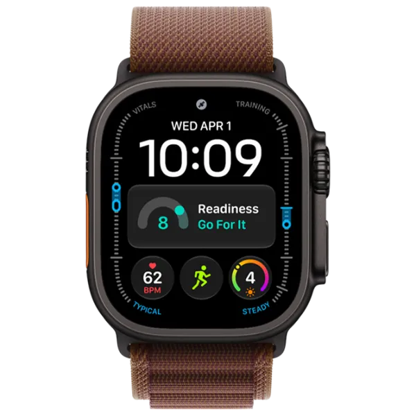 Ceas inteligent Apple Watch Ultra 4 1.98" / 49 mm / Black - Burgundy / MJC04QI/A photo 3