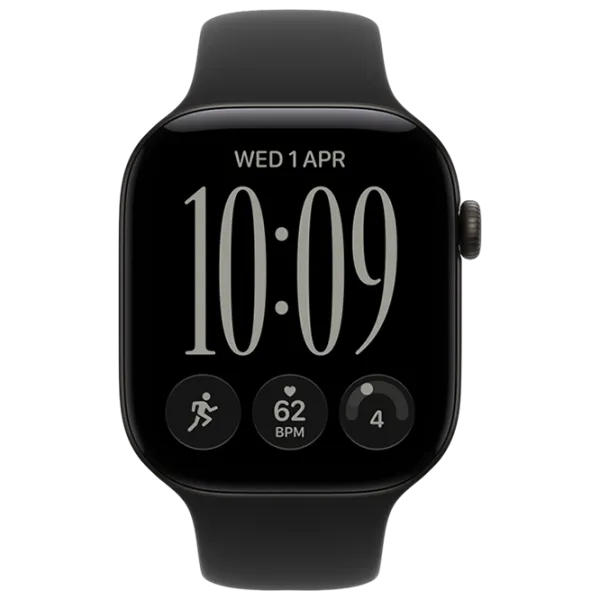 Умные часы Apple Watch Series 12 1.96" / 46 мм / Черный - Чёрный / MJEK4ET/A photo 3