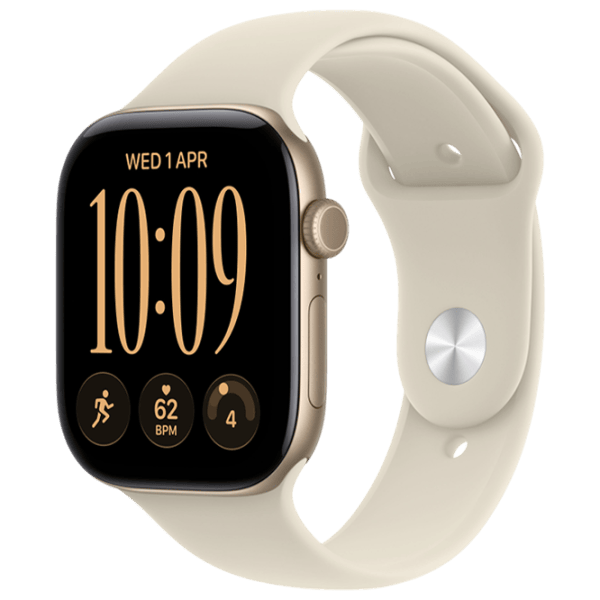 Ceas inteligent Apple Watch Series 12 1.96" / 46 mm / Light Gold - Sandstone / MJEP4ET/A photo 1