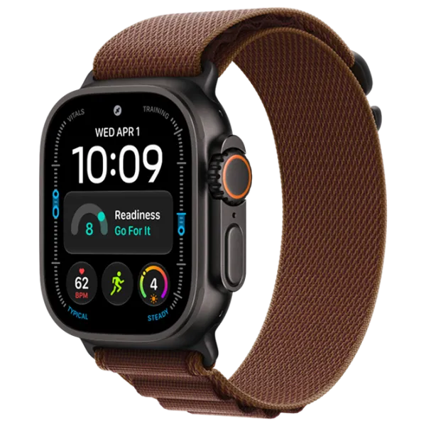 Ceas inteligent Apple Watch Ultra 4 1.98" / 49 mm / Black - Burgundy / MJC14QI/A photo 1