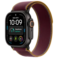 Ceas inteligent Apple Watch Ultra 4 1.98" / 49 mm / Black - Burgundy / MJC34QI/A