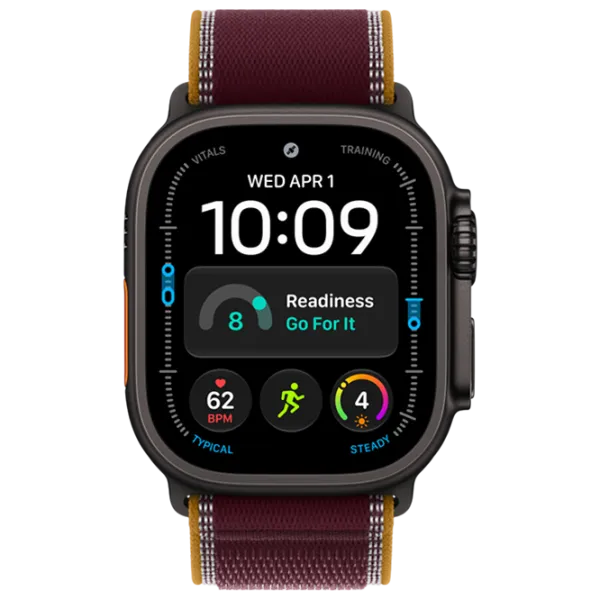 Умные часы Apple Watch Ultra 4 1.98" / 49 мм / Черный - Бургундия / MJC34QI/A photo 3