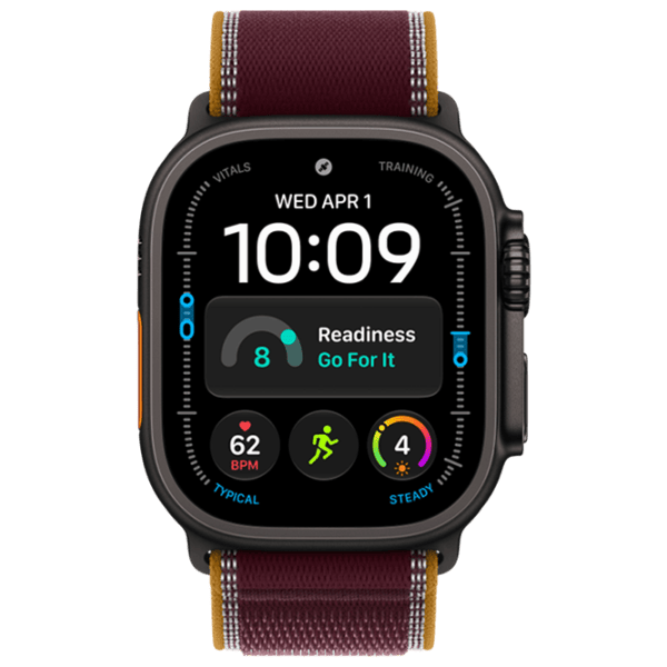 Умные часы Apple Watch Ultra 4 1.98" / 49 мм / Черный - Бургундия / MJC44QI/A photo 2