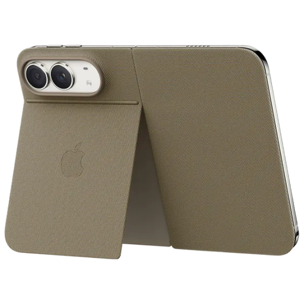 Чехол для смартфона Apple iPhone DUO Apple / Чехол книжка / Текстиль / Taupe photo 3