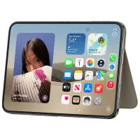 Чехол для смартфона Apple iPhone DUO Apple / Чехол книжка / Текстиль / Taupe photo 5