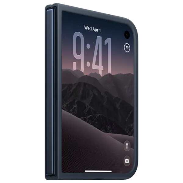 Чехол для смартфона Apple iPhone DUO Apple / Чехол книжка / Силикон / Navy Синий photo 5