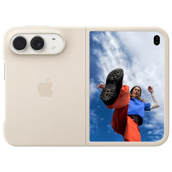 Чехол для смартфона Apple iPhone DUO Apple / Чехол книжка / Силикон / Песочный photo 1