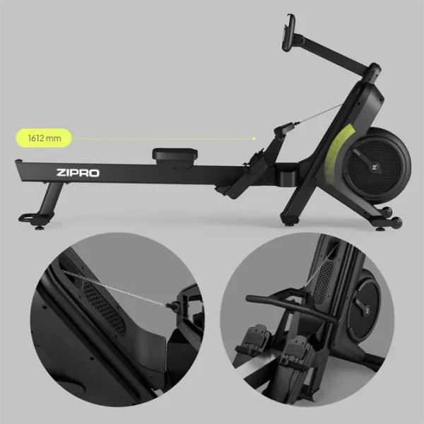 Гребной тренажёр Zipro Power 10 Черный photo 4