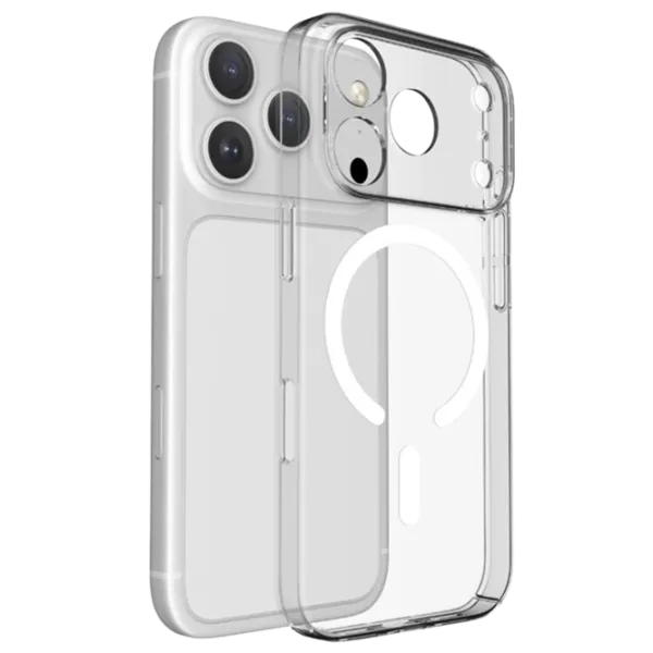 Husă pentru smartphone Apple iPhone 18 Pro Cellularline / MagSafe Back / TPU / White Transparent photo 1
