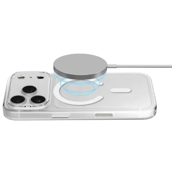 Husă pentru smartphone Apple iPhone 18 Pro Cellularline / MagSafe Back / TPU / White Transparent photo 6