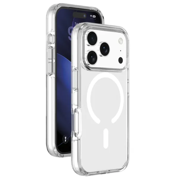 Husă pentru smartphone Apple iPhone 18 Pro Cellularline / MagSafe Back / TPU / White Transparent photo 2