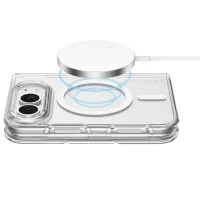 Husă pentru smartphone Apple iPhone DUO Cellularline / MagSafe Back / TPU / White Transparent photo 2