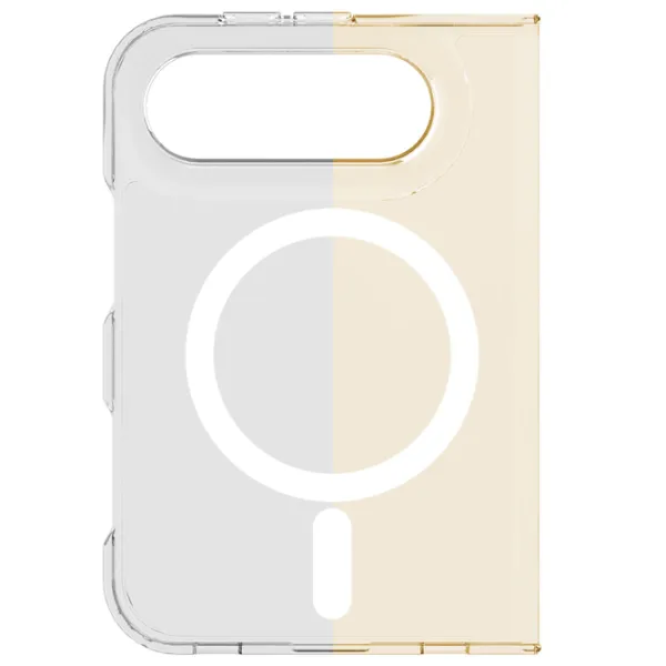 Husă pentru smartphone Apple iPhone DUO Cellularline / MagSafe Back / TPU / White Transparent photo 5