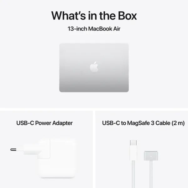 Ноутбук Apple MacBook Air 13.6 2026 M5 10C/8G / 16 ГБ / 512 ГБ / VGA Встроенная / Серебряный photo 7