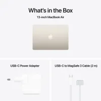 Ноутбук Apple MacBook Air 13.6 2026 M5 10C/8G / 16 ГБ / 512 ГБ / VGA Встроенная / Starlight photo 7