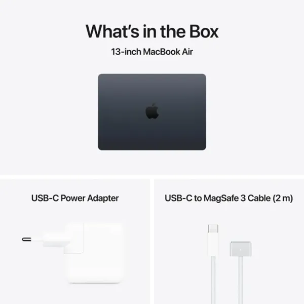 Ноутбук Apple MacBook Air 13.6 2026 M5 10C/8G / 16 ГБ / 512 ГБ / VGA Встроенная / Midnight photo 4