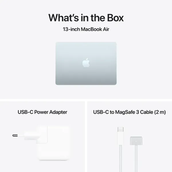 Ноутбук Apple MacBook Air 13.6 2026 M5 10C/8G / 16 ГБ / 512 ГБ / VGA Встроенная / Синий photo 5