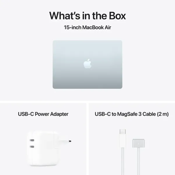 Ноутбук Apple MacBook Air 15 2026 M5 10C/10G / 16 ГБ / 512 ГБ / VGA Встроенная / Синий photo 4