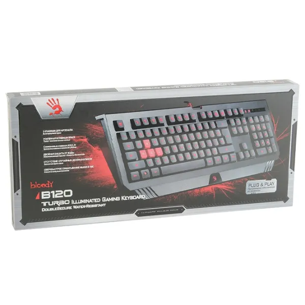 Tastatură A4Tech Bloody B120 Cu fir / Black photo 6