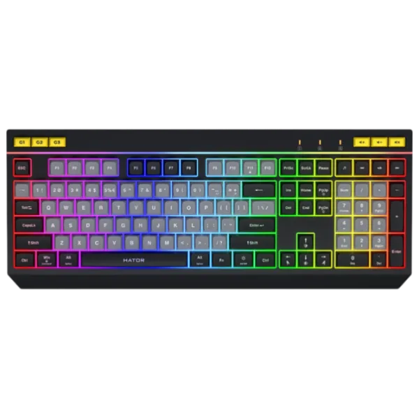 Tastatură Hator Icefall Cu fir / Black photo 1