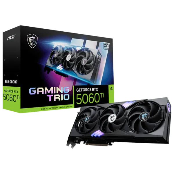 Placă video MSI GeForce RTX 5060 Ti GAMING TRIO OC PCI Express x16 5.0 / 8 GB photo 3