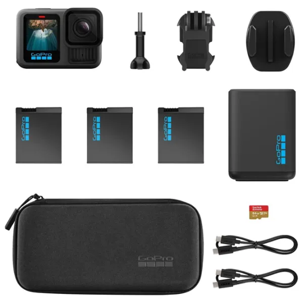 Экшн-камера GoPro HERO 13 Extended Power Bundle 27.6 МП / 1900 мАч / Черный photo 6